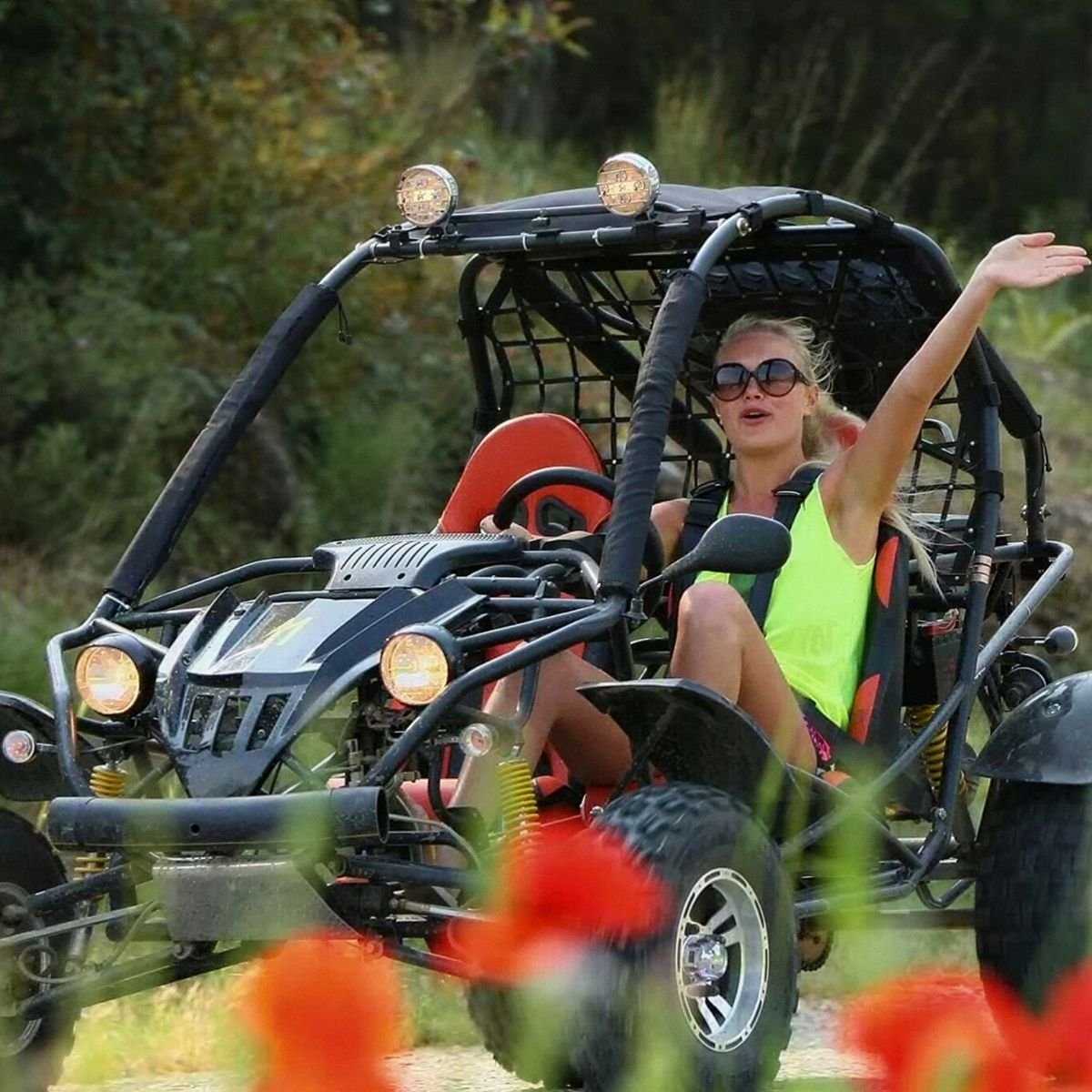 Buggy Safari adventure on a rocky mountain trail
