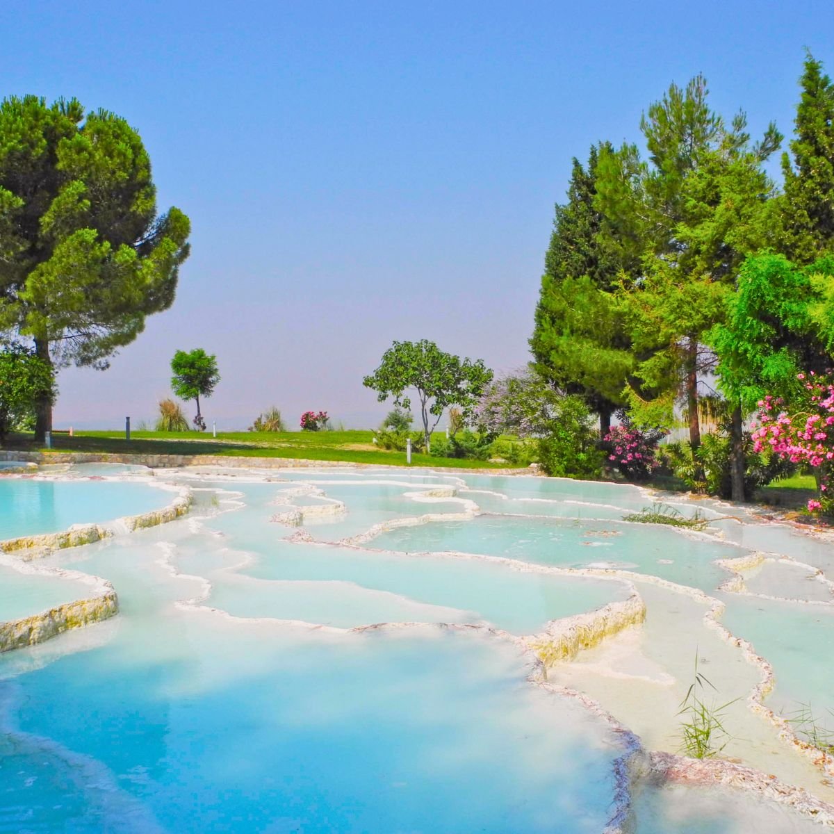 Pamukkale travertine terraces
