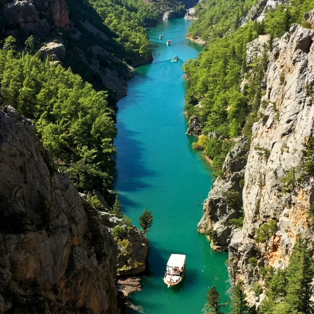 Green Canyon aerial canyon view from above
