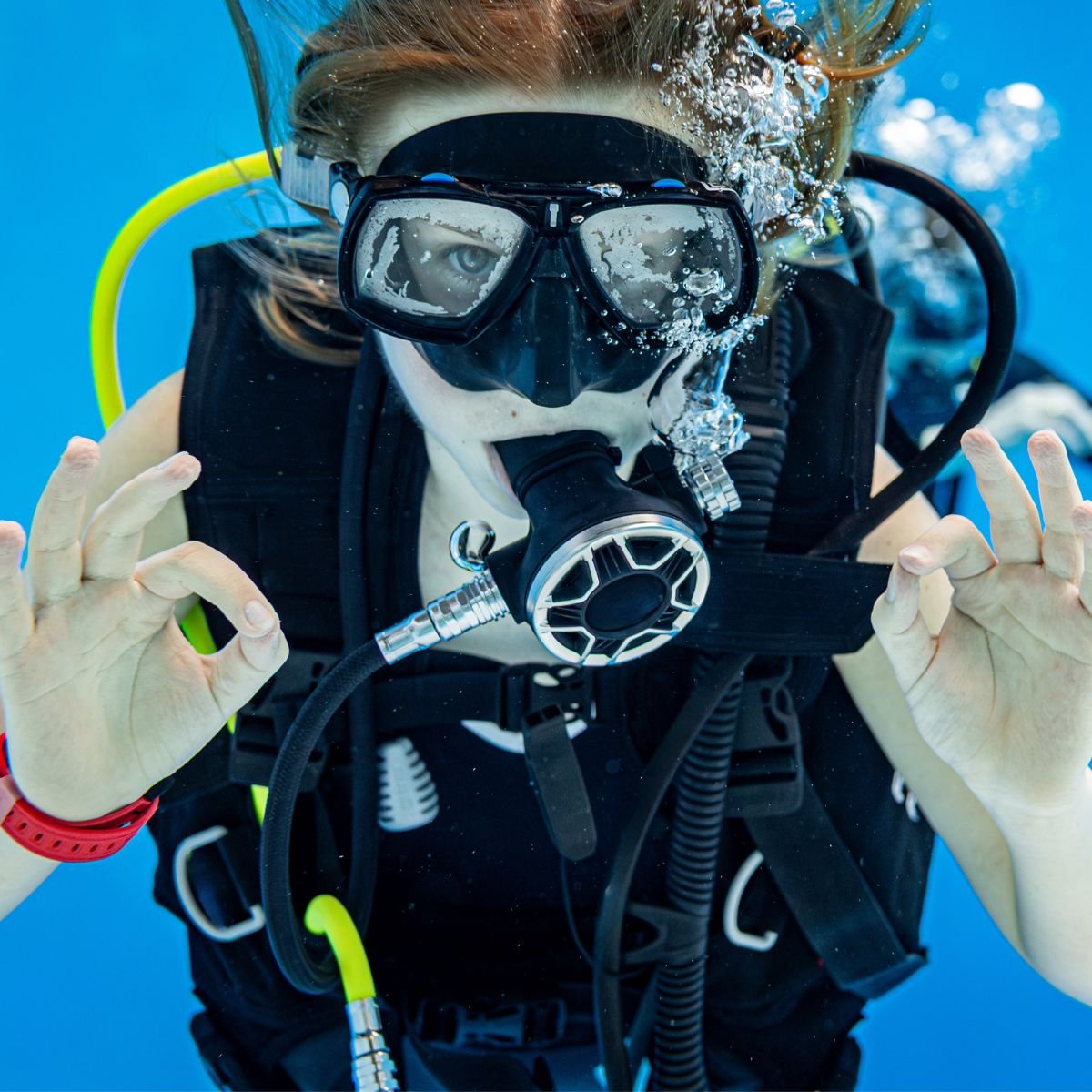 Scuba diver underwater
