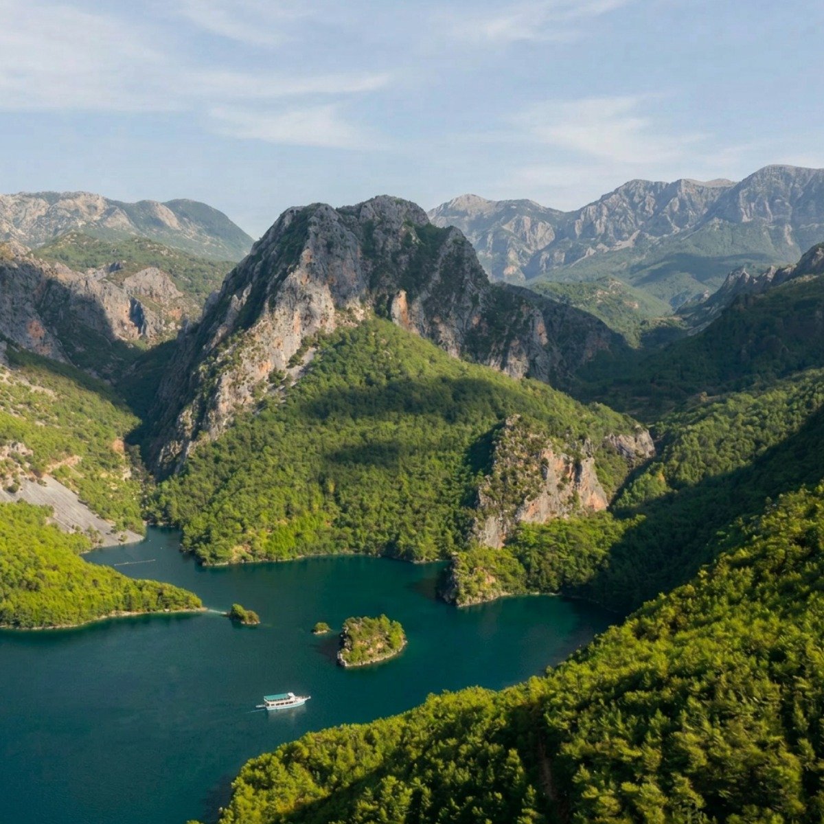 Green Canyon boat tour gallery view