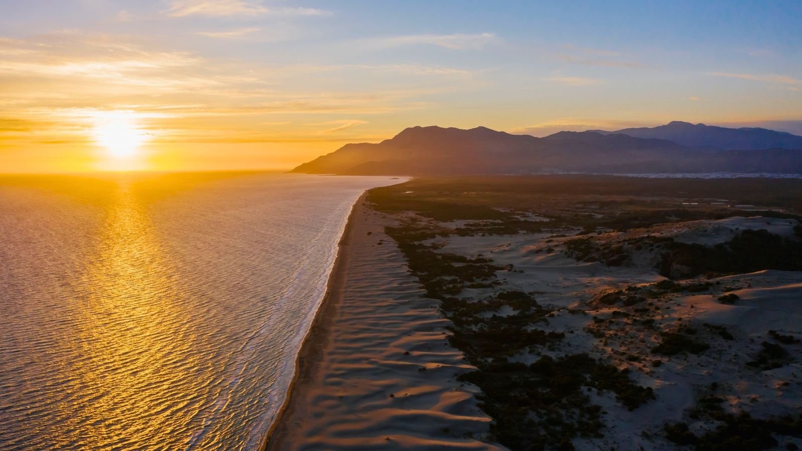 Sunset over Patara Sand Dunes